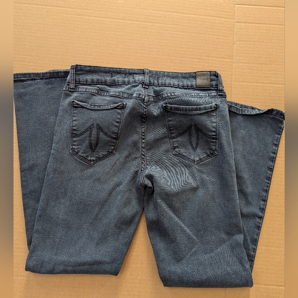 Level 99 kick boot denim blue jeans size 29 Petite - Picture 4 of 10